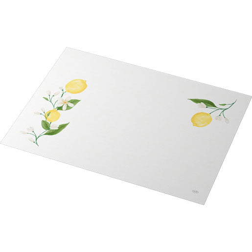 Duni Tischset Lemon Fiesta, Papier, Rechteckig, 30 × 40 cm – FSC – 1'000 Stk.