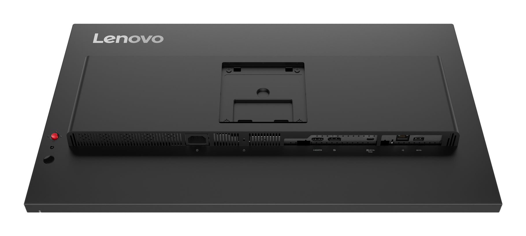 Lenovo ThinkVision T27u-40 – Monitor, 27", IPS, 60 Hz, 350 cd/m², Webcam, USB-C, VESA 100 × 100, Eclipse schwarz