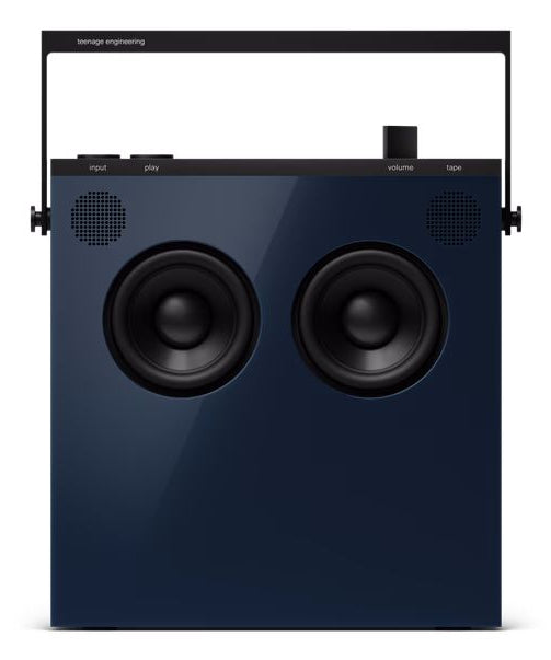 Teenage Engineering OB-4 – Bluetooth-Lautsprecher – Akkubetrieb, 3,5 mm Klinke, FM, Blau