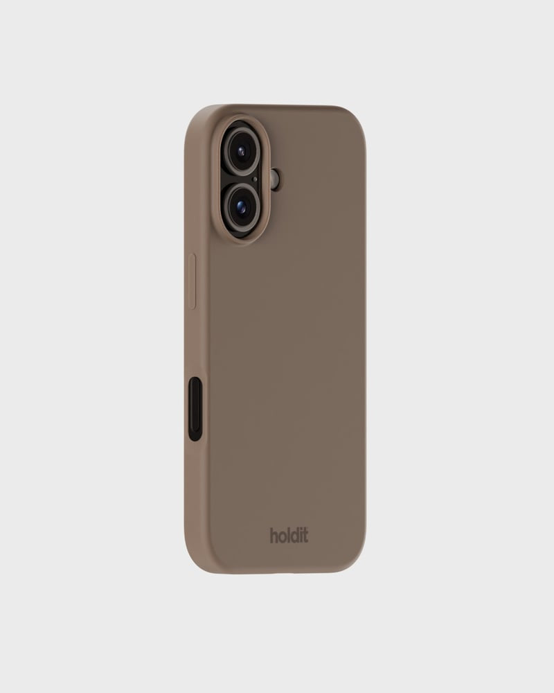 Holdit – Backcover – für Apple iPhone 16 Plus – braun – Silikon