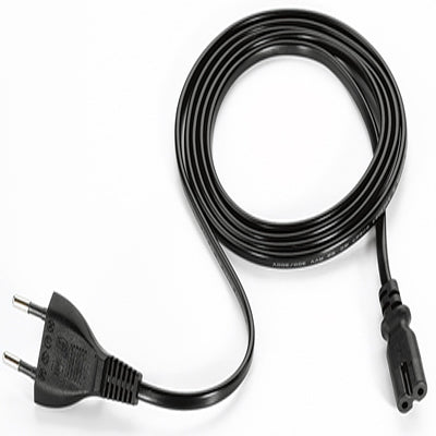 Zebra Netzkabel – schwarz