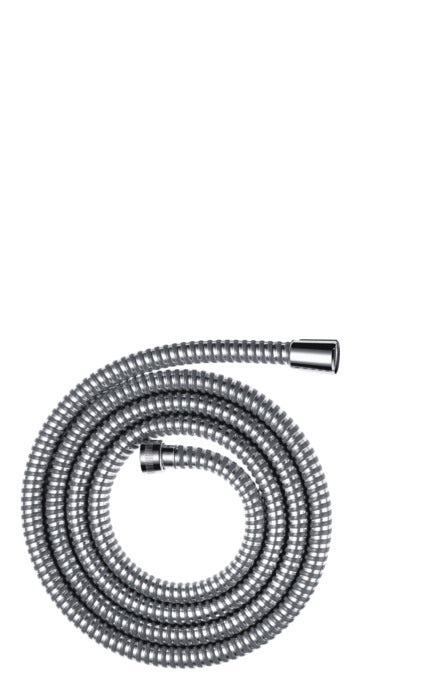 Hansgrohe Metaflex Brauseschlauch – 200 cm, Kunststoff, Chrom, für Badewanne und Dusche