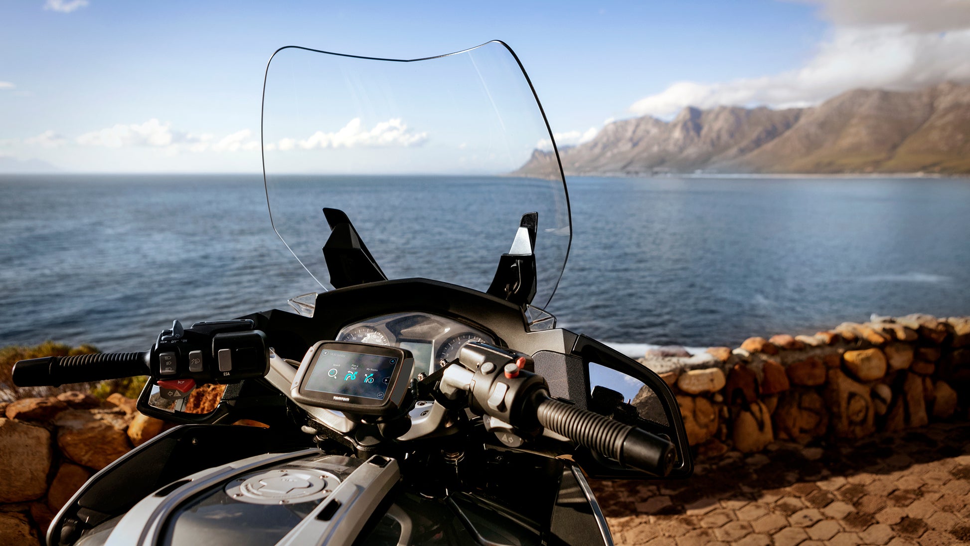 TomTom Rider 550 Premium – 4,3" Interaktives Display (Touch), Schwarz