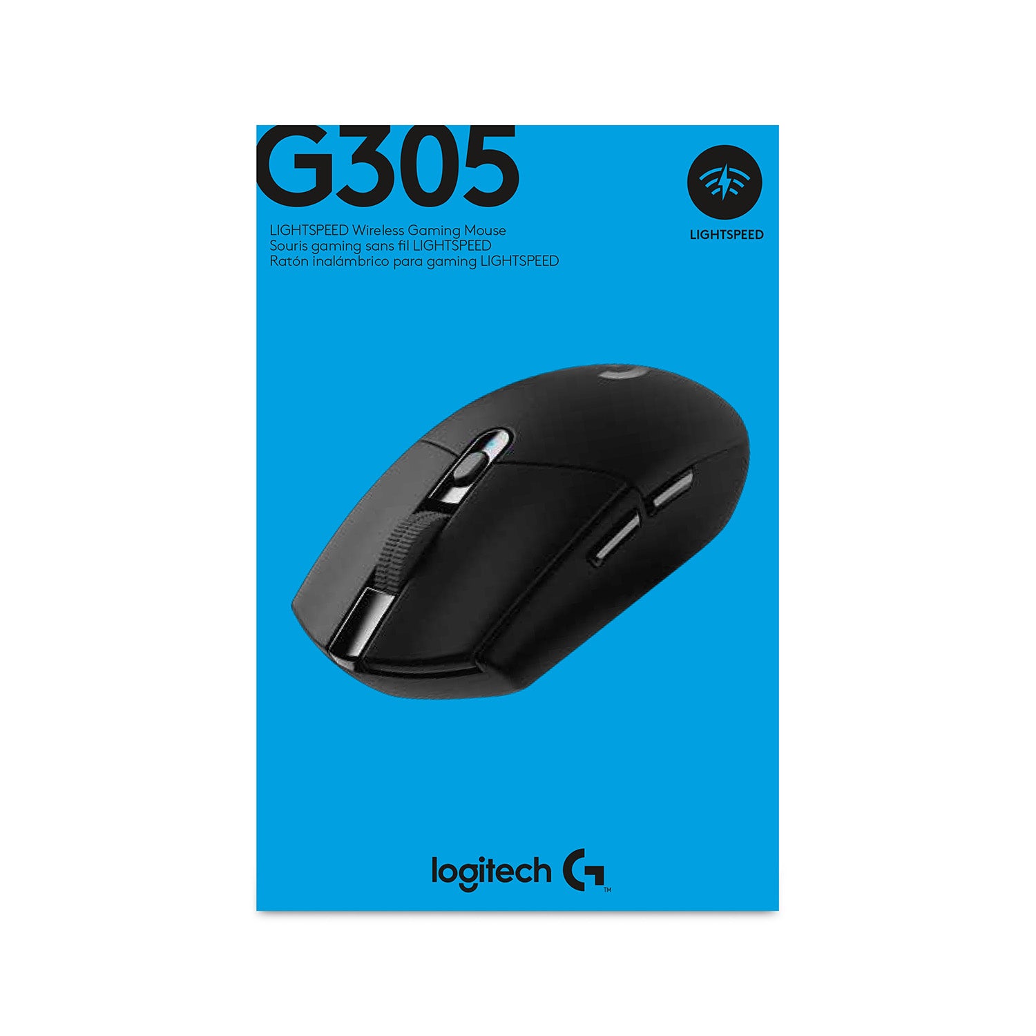 Logitech G G305 Lightspeed – Gaming-Maus – Kabellos (Bluetooth/2,4 GHz), 12000 DPI, RGB-Beleuchtung, rechts