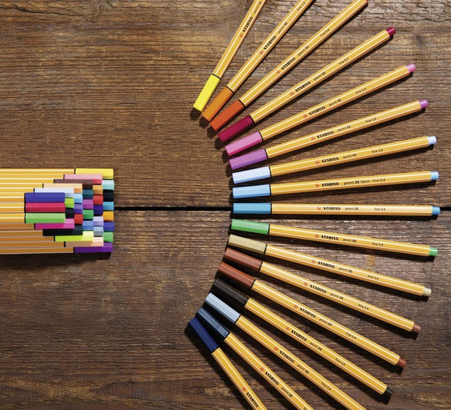 STABILO Fineliner 0,4 mm – dunkelocker