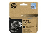 HP 937eXL Schwarz Tintenpatrone (Original) – 2'500 Seiten – für HP OfficeJet 9110b/9120 – 4S6W9NE
