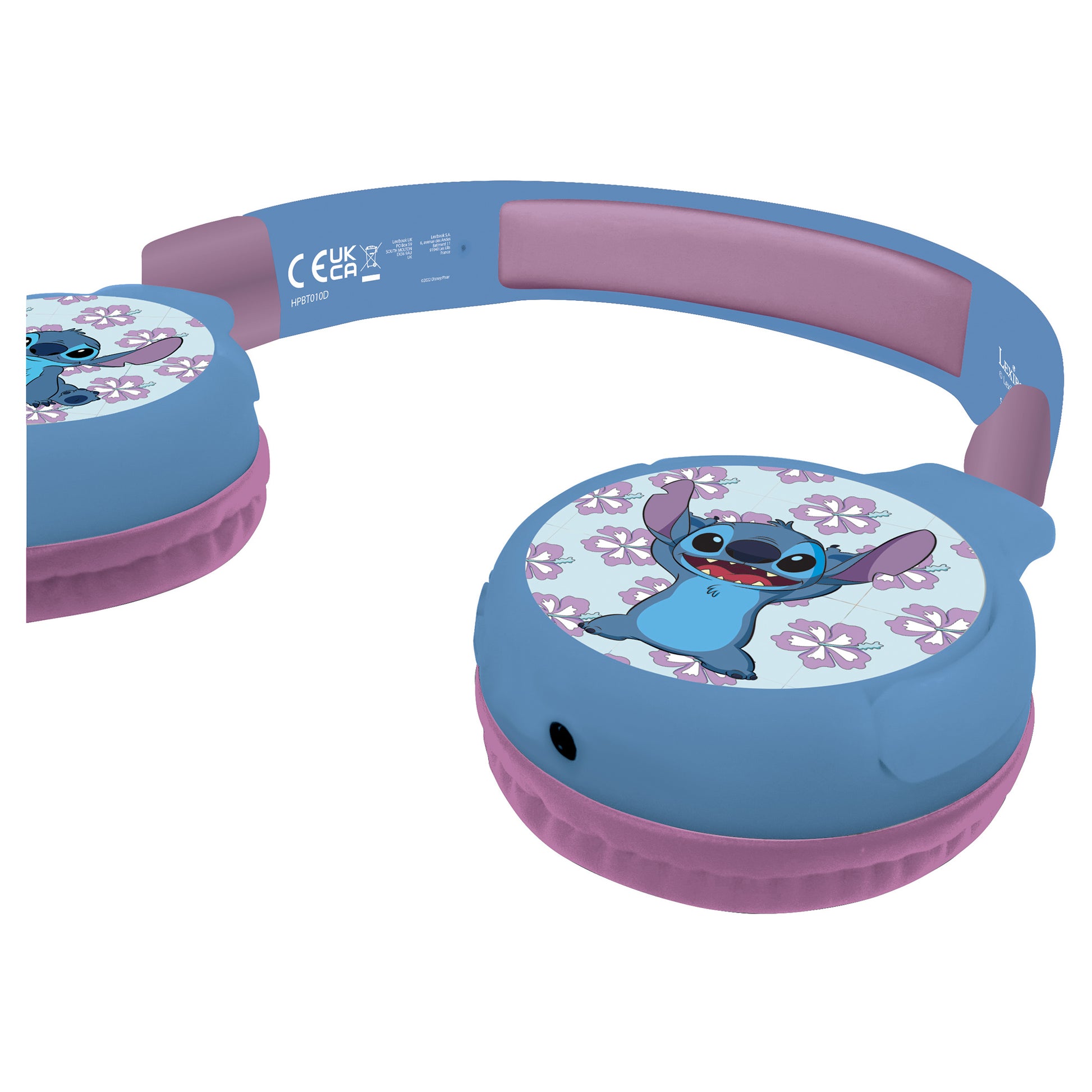 Lexibook HPBT010D Kinderkopfhörer – Over-Ear, Stereo, Kabel + BT, 3,5 mm & USB-C, Blau