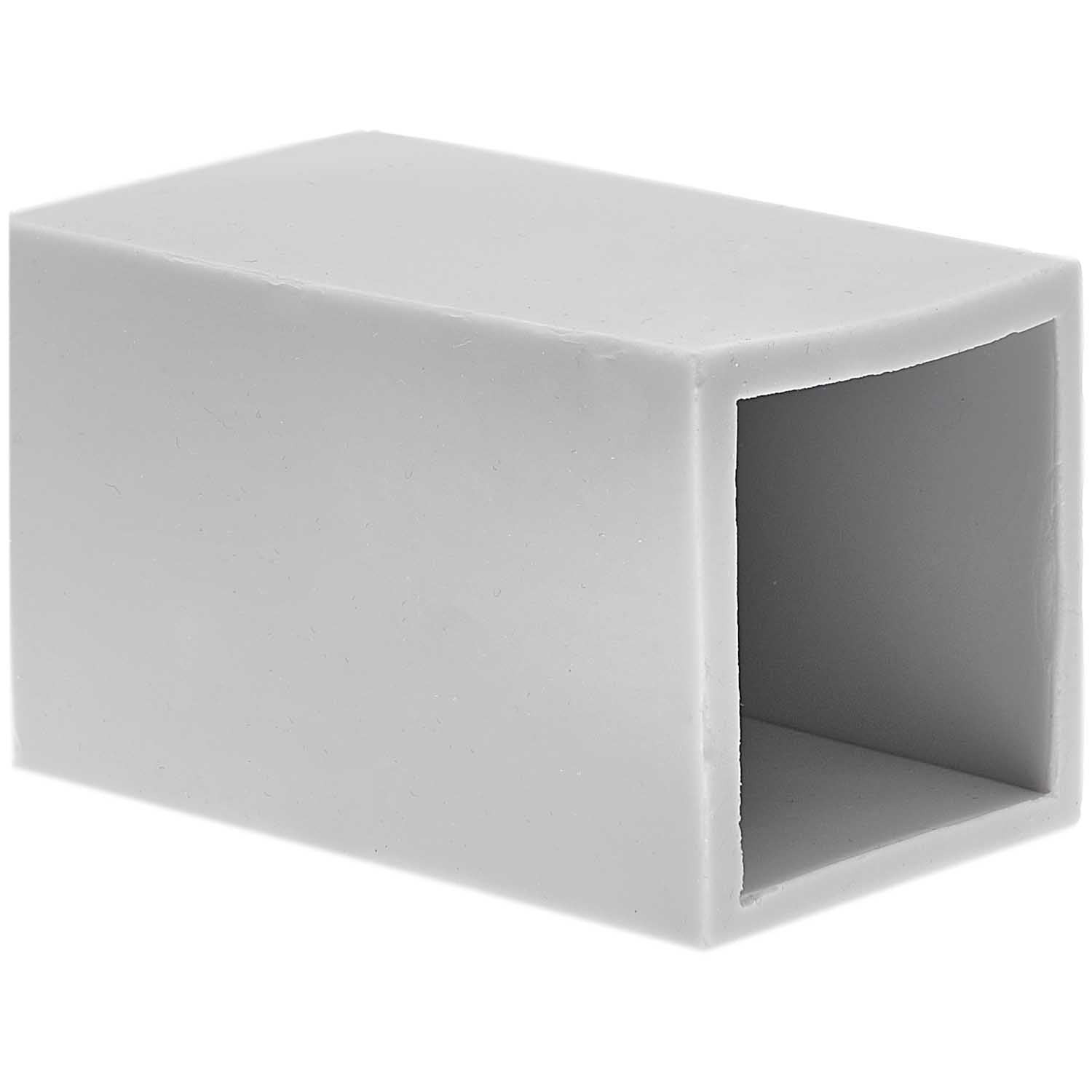Rico Design Kerzengiessform Quader, Silikon, Weiss, 61 mm × 61 mm × 95 mm, 1 Stk