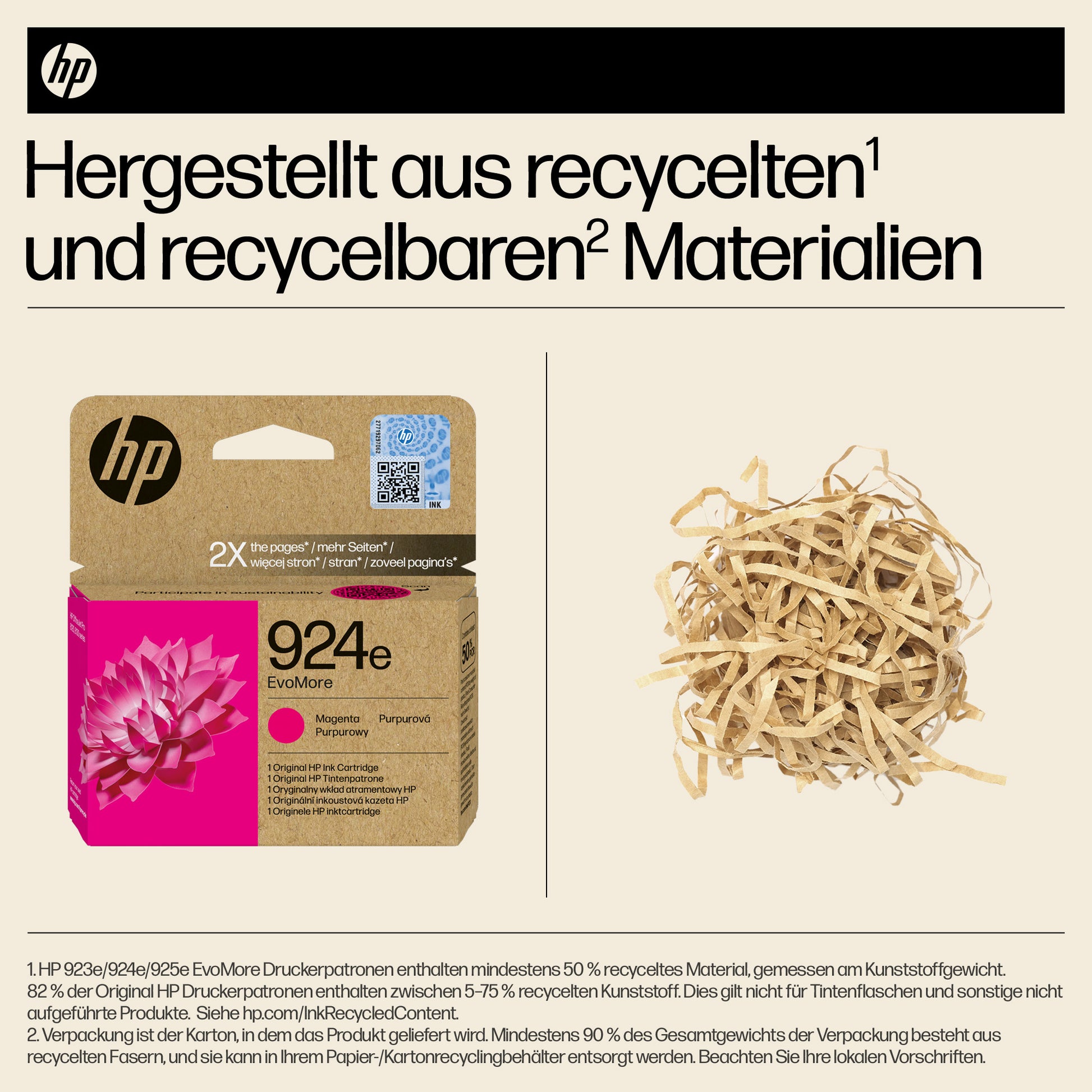 HP 924eXL Magenta Tintenpatrone (Original) – 800 Seiten – für HP OfficeJet Pro 8120/8130 – 4K0U8NE