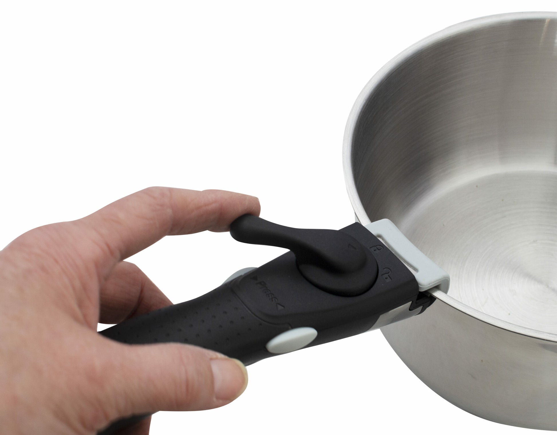 Eurotrail Kochtopf Annecy L – 1,5 l, 2,0 l, Ø 18 cm, Ø 20 cm, Edelstahl, Schwarz