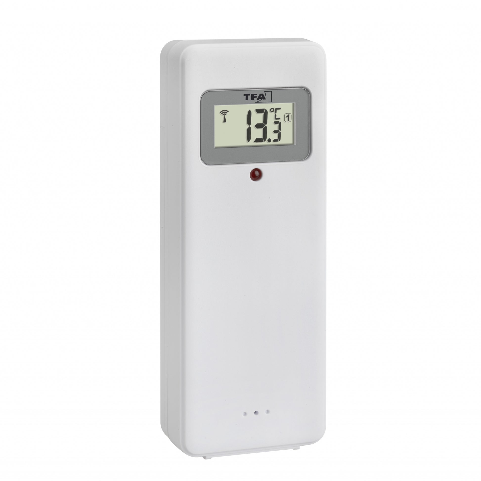 TFA-Dostmann TFA Dostmann Digitalwecker – Funk, Schlummerfunktion, Thermometer, 36 × 23,5 × 2,8 cm, Schwarz