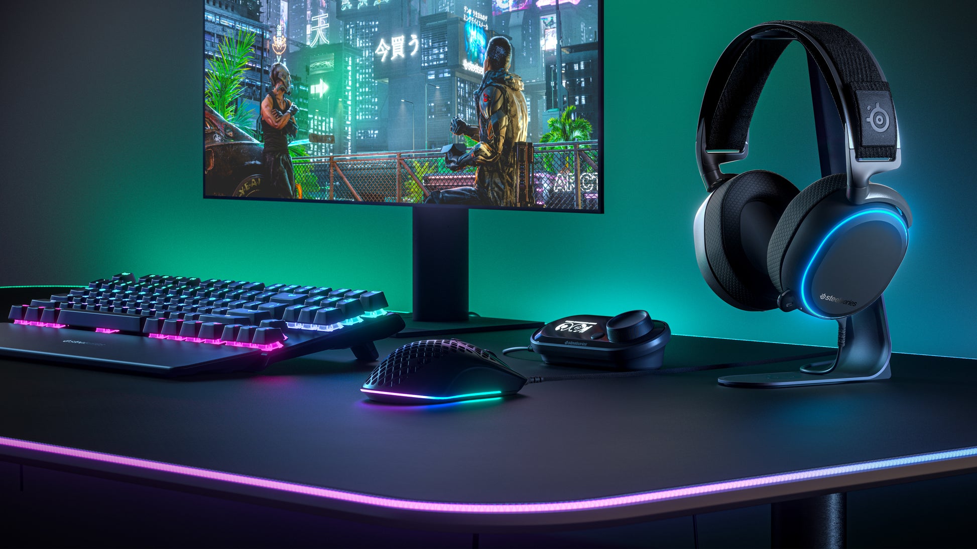 SteelSeries Aerox 3 – Gaming-Maus – Kabelgebunden (USB-C), 8500 DPI, RGB-Beleuchtung, rechts, Schwarz