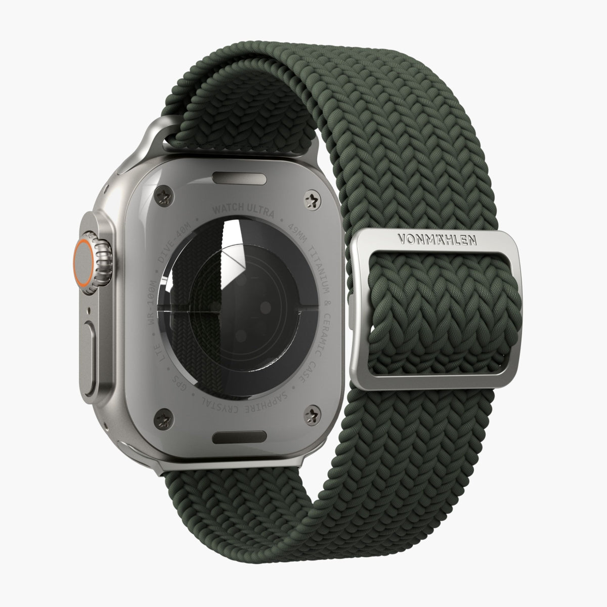 Vonmählen Woven Loop, Olive, für Apple Watch 40 mm, 41 mm, 42 mm