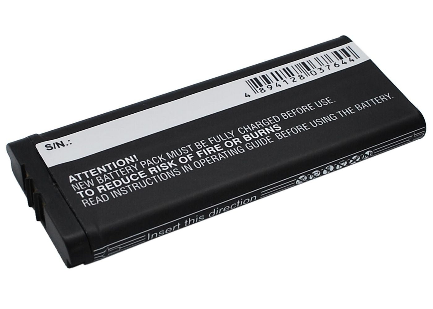 CoreParts UTL-003 – Akku (Li-Ion), 900 mAh, 3,7 V, 3,33 Wh, für Nintendo DS XL/DSi LL/DSi XL, Schwarz