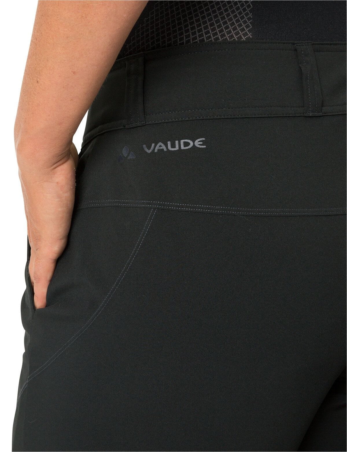 VAUDE Damen-Bermuda Ledro – schwarz, Grösse 42