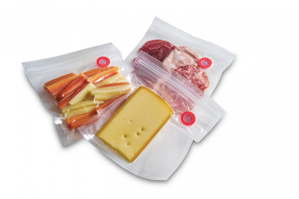 Solis Zip-Vakuumierbeutel – 20 × 23 cm, für Sous-vide-Garer, Tiefkühler, 10 Beutel