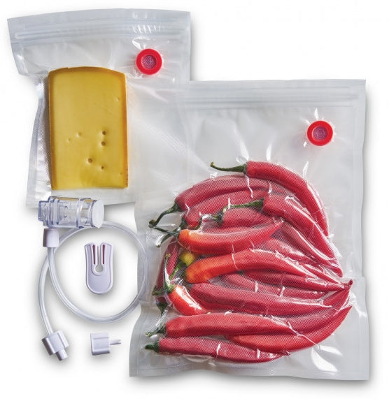 Solis Zip-Vakuumierbeutel – 26 × 23 cm, für Sous-vide-Garer, Tiefkühler