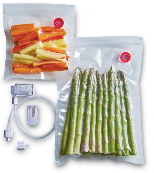 Solis Zip-Vakuumierbeutel – 26 × 23 cm, für Sous-vide-Garer, Tiefkühler