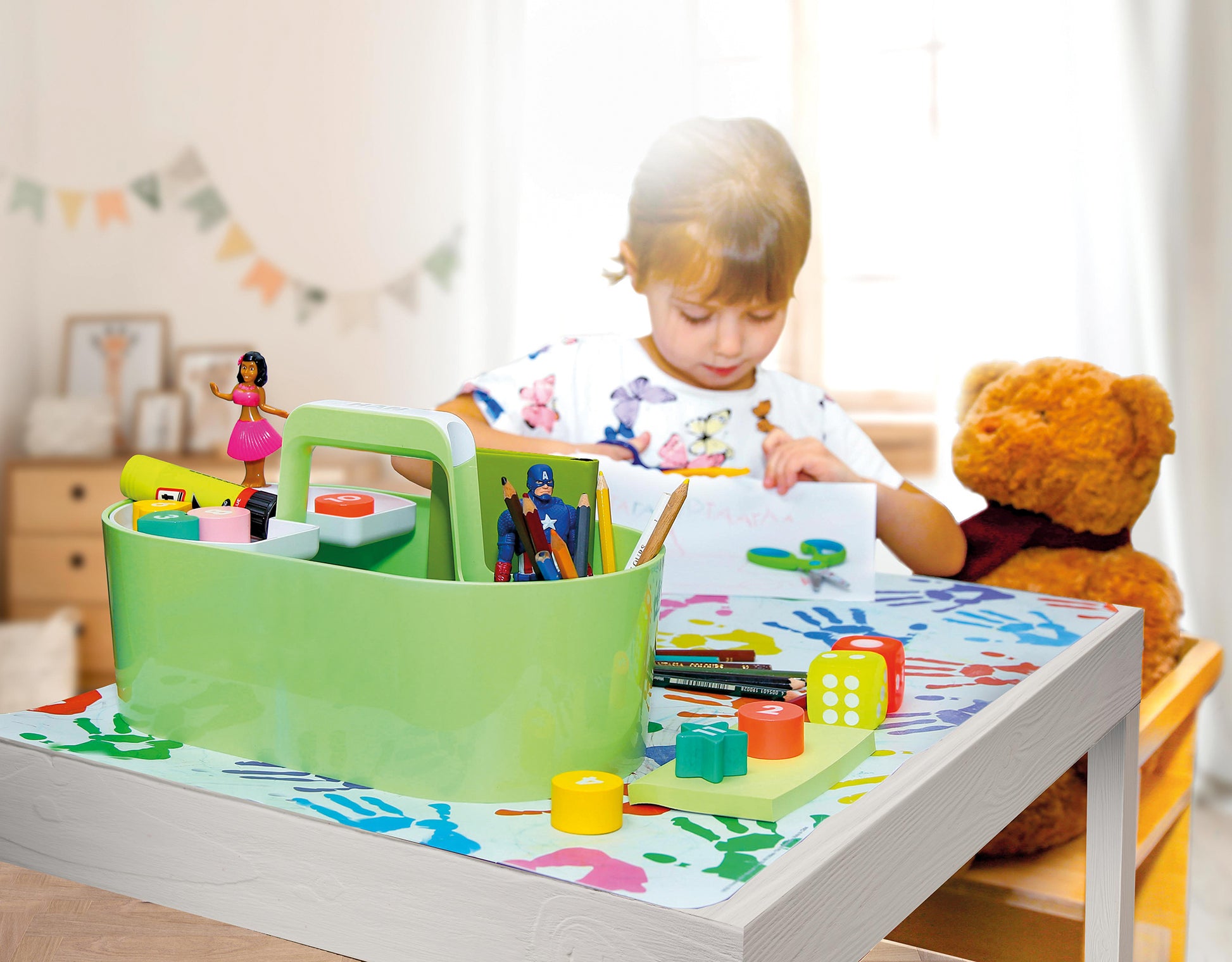 HAN Werkzeugkasten LOFT 1200-12 Aufbewahrungsbox – Hellgrün, ABS, B 340 × H 188 × T 187 mm