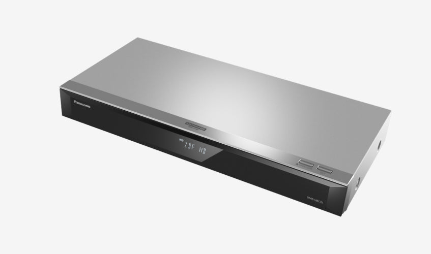 Panasonic DMR-UBC70EGS – Blu-ray-Recorder, USB, DVB-C/T2, 4K, 500 GB, Silber