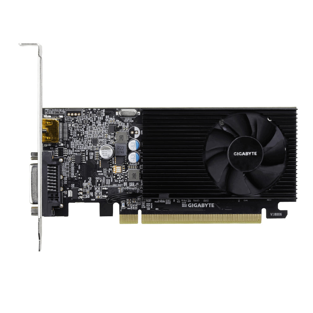 GIGABYTE GV-N1030D4-2GL – PCIe Grafikkarte – 2 GB GDDR4, 1×HDMI, 1×DVI-D, PCIe 3.0, 300 W