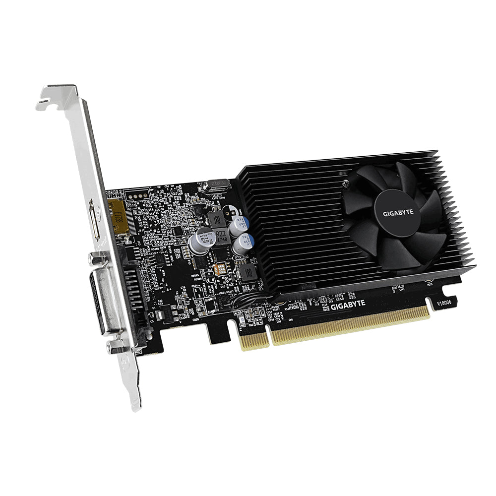 GIGABYTE GV-N1030D4-2GL – PCIe Grafikkarte – 2 GB GDDR4, 1×HDMI, 1×DVI-D, PCIe 3.0, 300 W