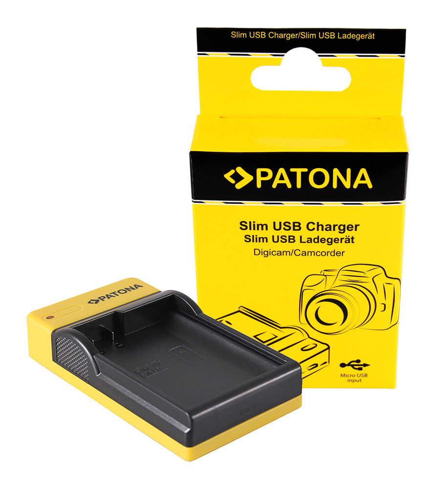 PATONA Micro-USB Akkuladegerät für Nikon EN-EL15 – für Nikon 1 V1, D600, D610 und andere