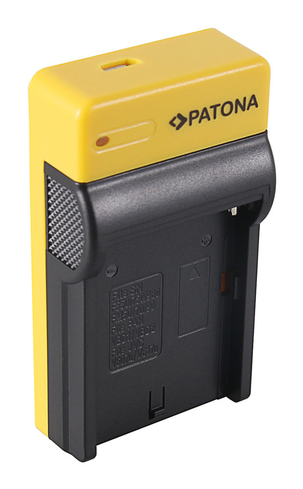 PATONA 151525 Akkulader – für Sony NP-F960 – 1-fach, Micro-USB (5 V)