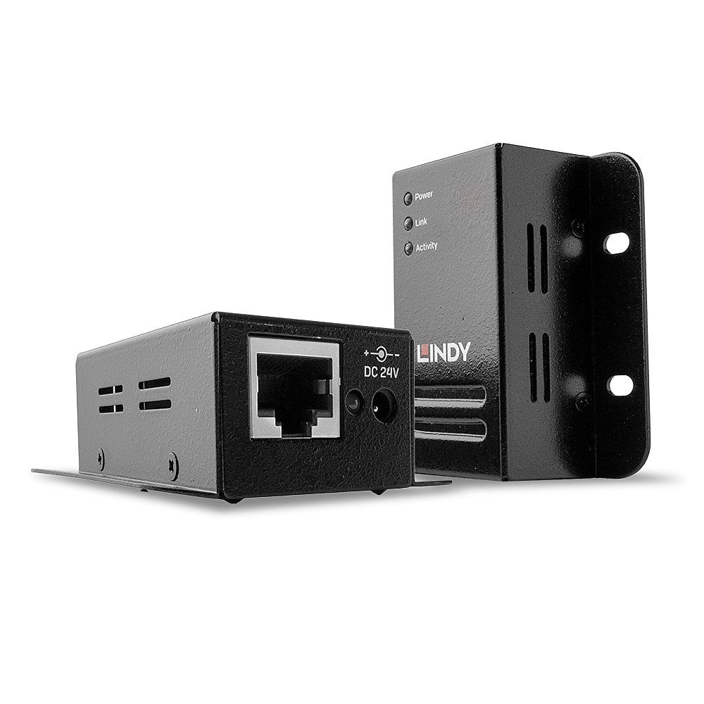 Lindy 42680 USB 2.0 Extender Set – 480 Mbit/s, bis 50 m, PoE, 2× USB 2.0 – Schwarz