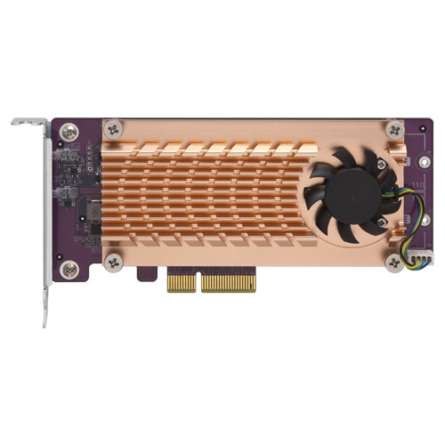 QNAP QM2 Dual M.2 22110/2280 – PCIe M.2-Erweiterung – 2×M.2, PCIe 2.0, für TS-431XU, TS-453B, TS-470 und andere