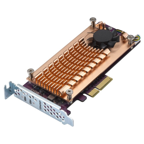 QNAP QM2 Dual M.2 22110/2280 – PCIe M.2-Erweiterung – 2×M.2, PCIe 2.0, für TS-431XU, TS-453B, TS-470 und andere