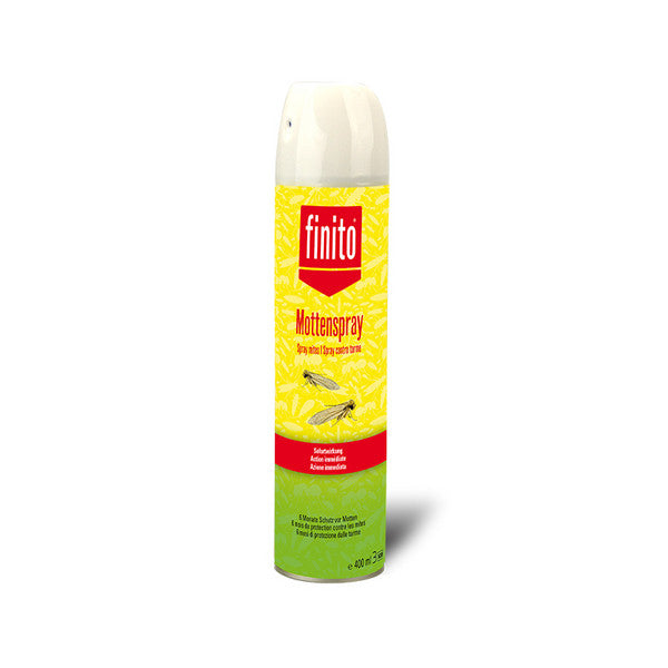 finito Mottenspray Mottenschutz – 400 ml – Gelb – für Fluginsekten