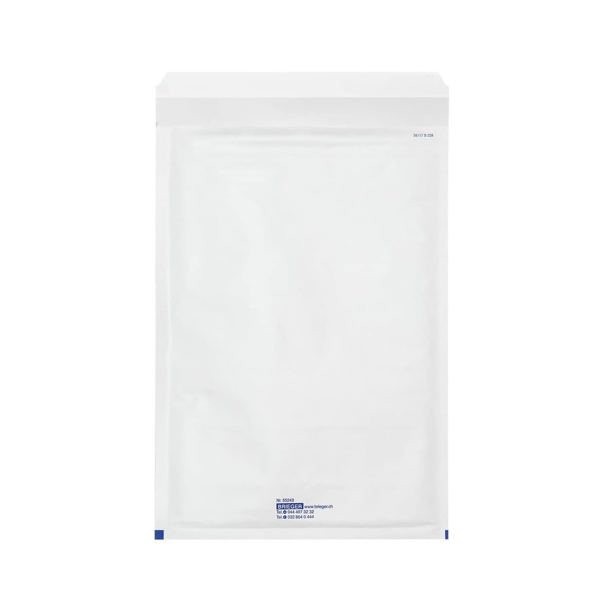 Brieger Luftpolstertasche – 220 × 160 mm, weiss, für 1 CD – 1 Stk.