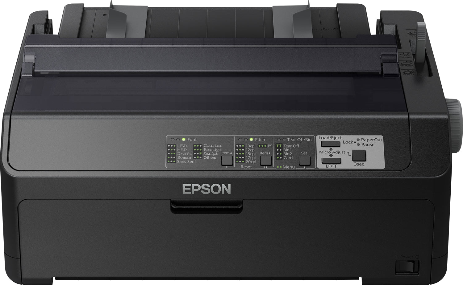 Epson LQ-590IIN Nadeldrucker – 80 mm, 24-Nadel, USB, Ethernet, Parallel, Schwarz