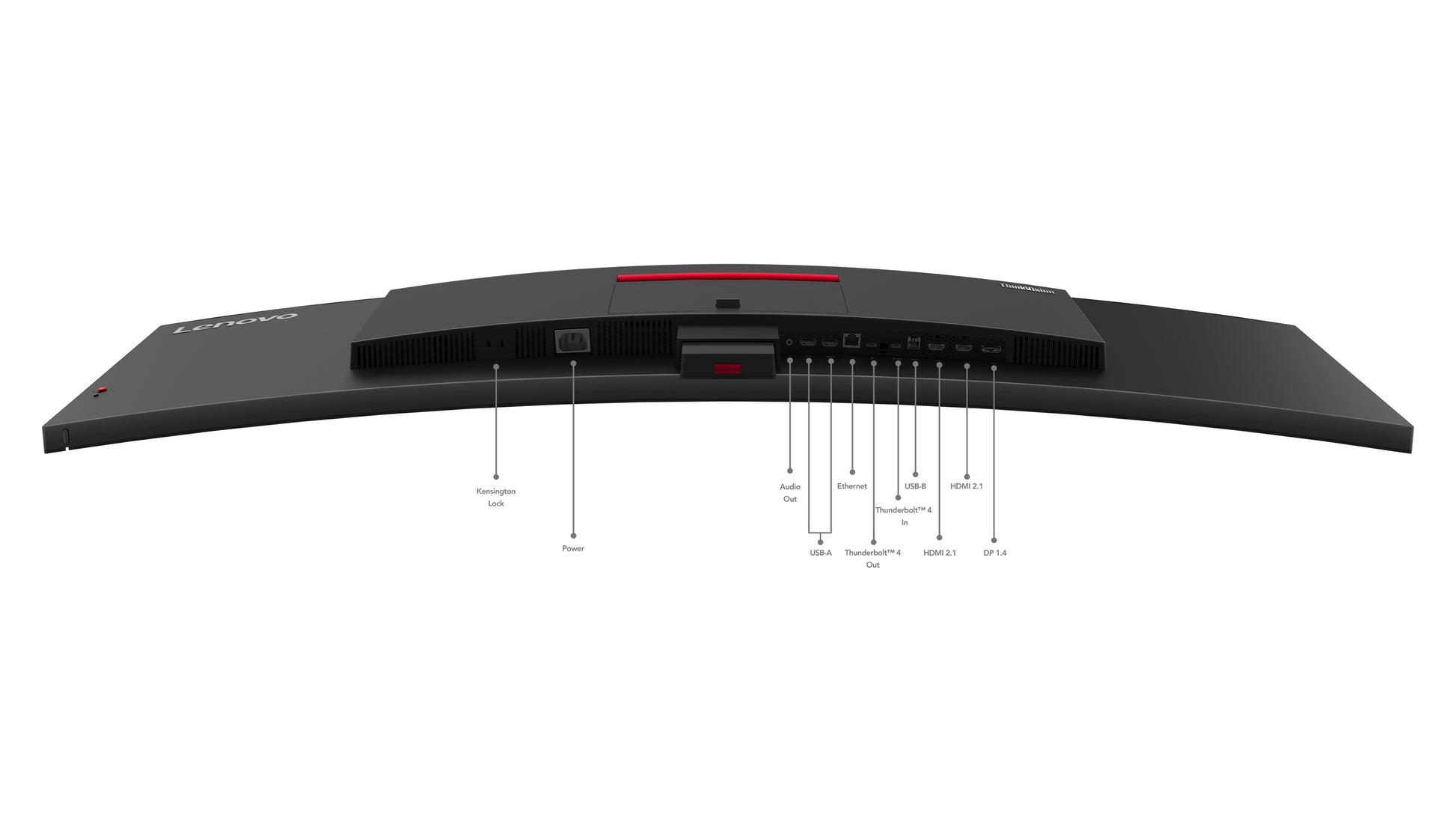 Lenovo ThinkVision P49w-30 – 49" Curved 3800R, 5120 × 1440 (DQHD), IPS, USB-C 100 W, KVM, LAN