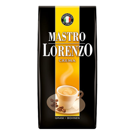 Mastro Lorenzo Crema – Kaffeebohnen – Café Crème, 500 g