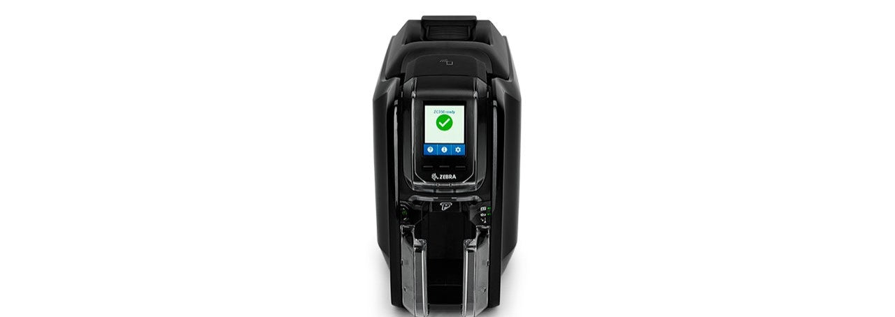 Zebra ZC350 – Kartendrucker, Thermotransfer, 300 × 300 dpi, für PVC-Karten 85,6 × 54 mm, USB, LAN