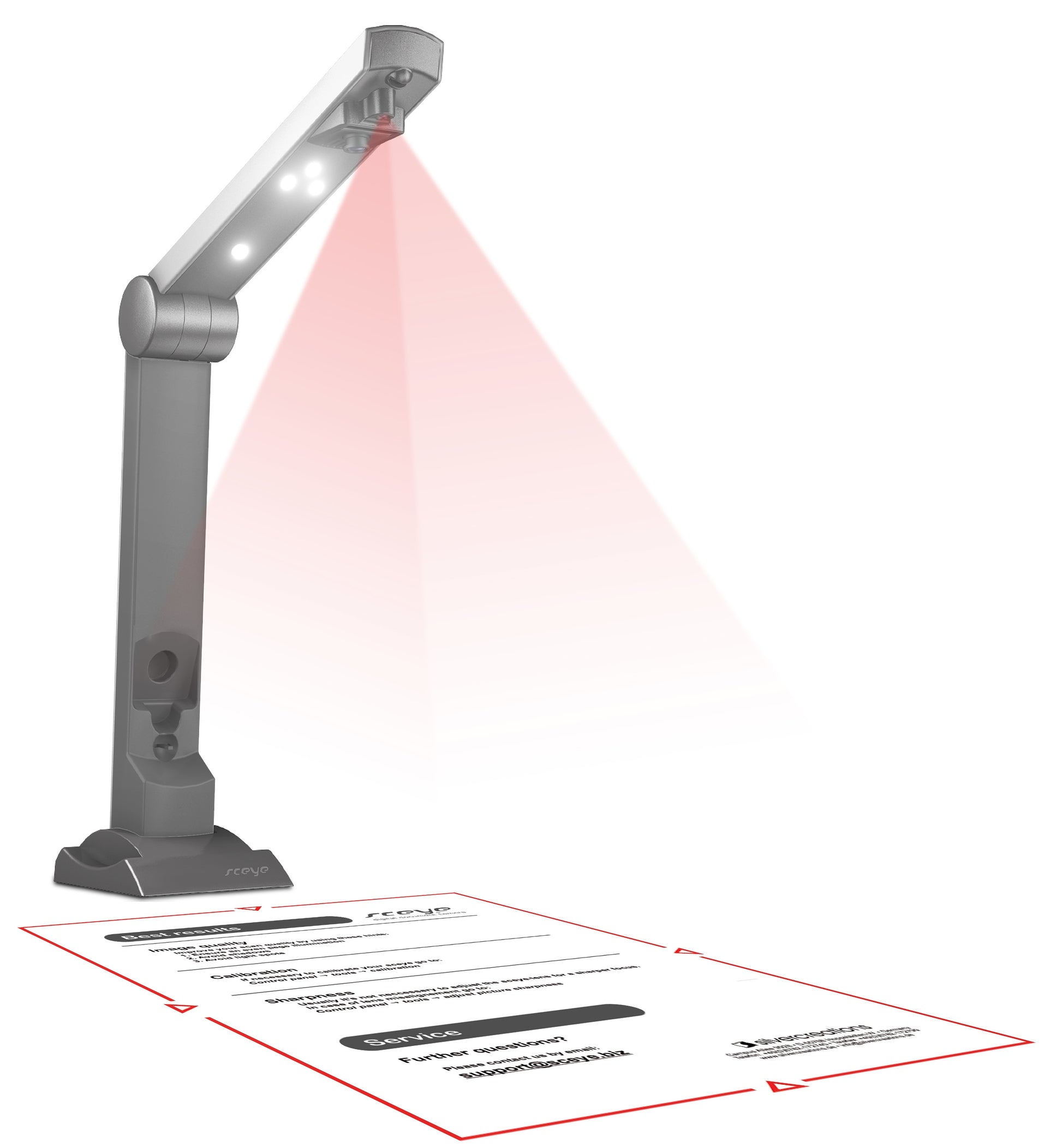 Kodak Alaris SceyeX-A4 – Overhead-Scanner, A4, USB