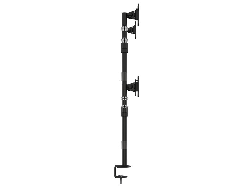 Multibrackets Monhalt Office 5891 – Monitorhalterung, Quad, bis 30", VESA 75 × 75 mm, 8 kg, drehbar, schwarz