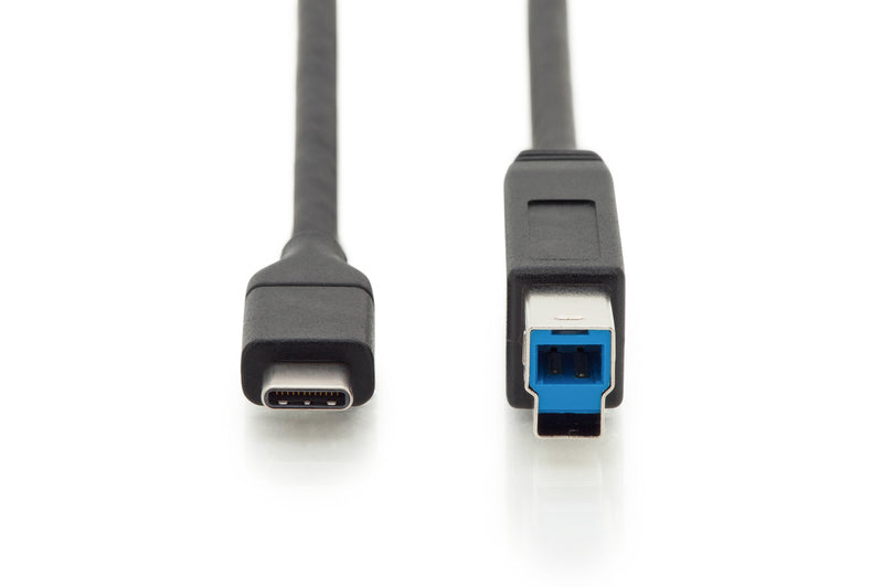 Ednet USB-Kabel, USB-C zu USB-B, 1,8 m, USB 3