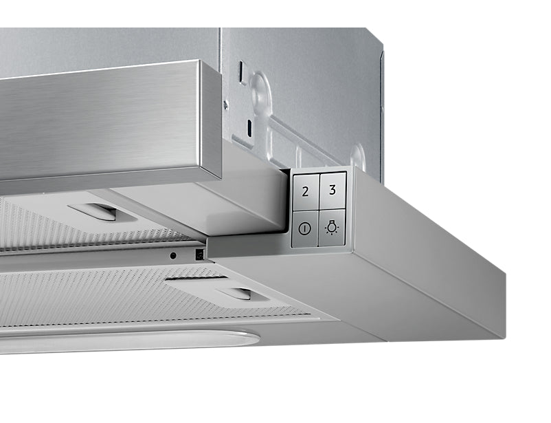Samsung Dunstabzugshaube NK24M1030IS/UR – 60 cm, 392 m³/h, 3 Stufen, 71 dB – Edelstahl