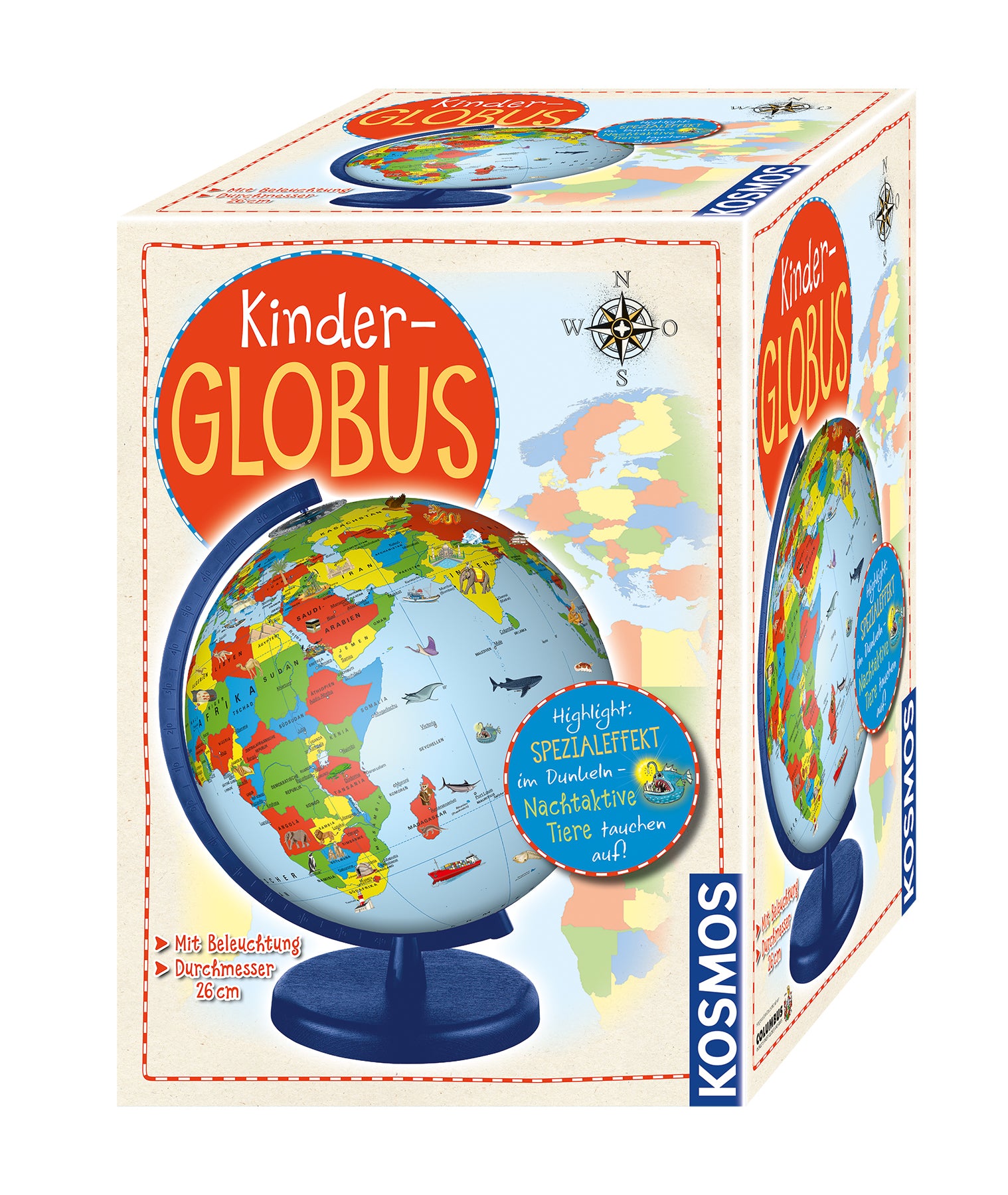Kosmos Globus – Astronomie, Tisch, ab 5 Jahren, Deutsch