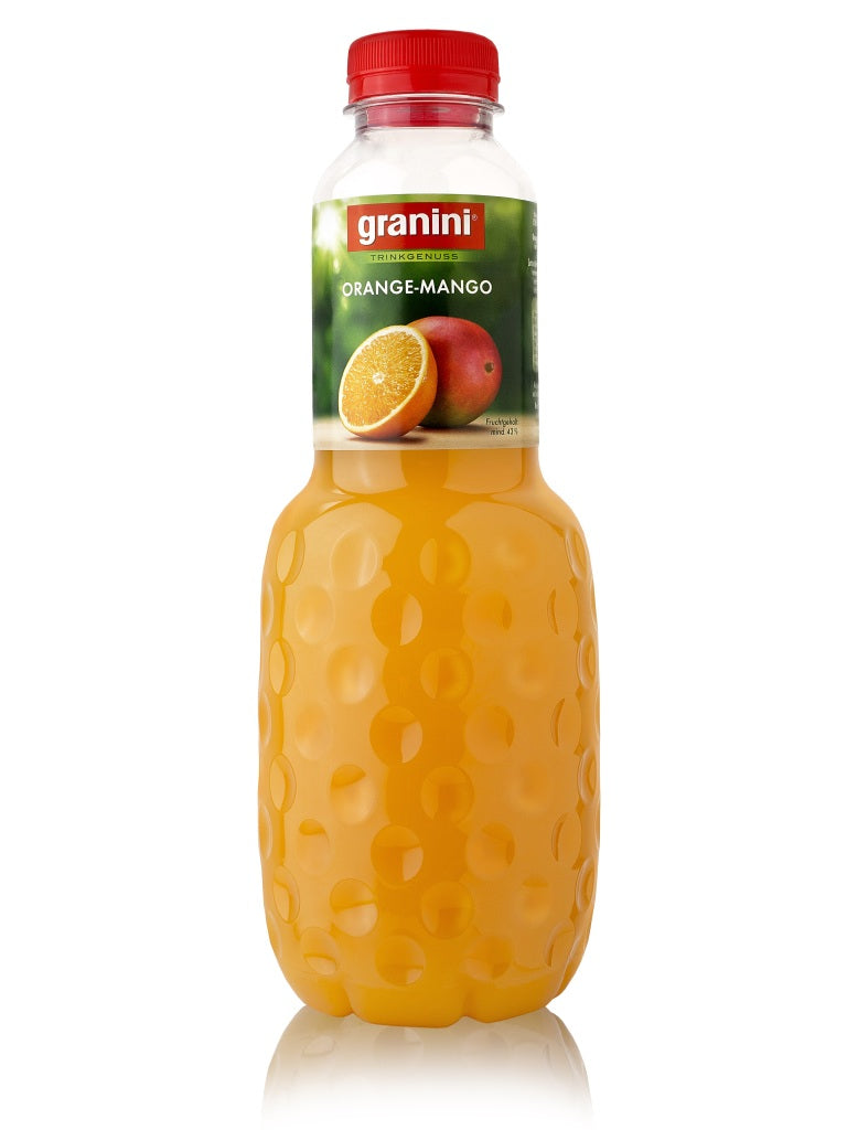 granini  Fruchtsaftgetränk Orange & Mango – 6 × 3,3 dl