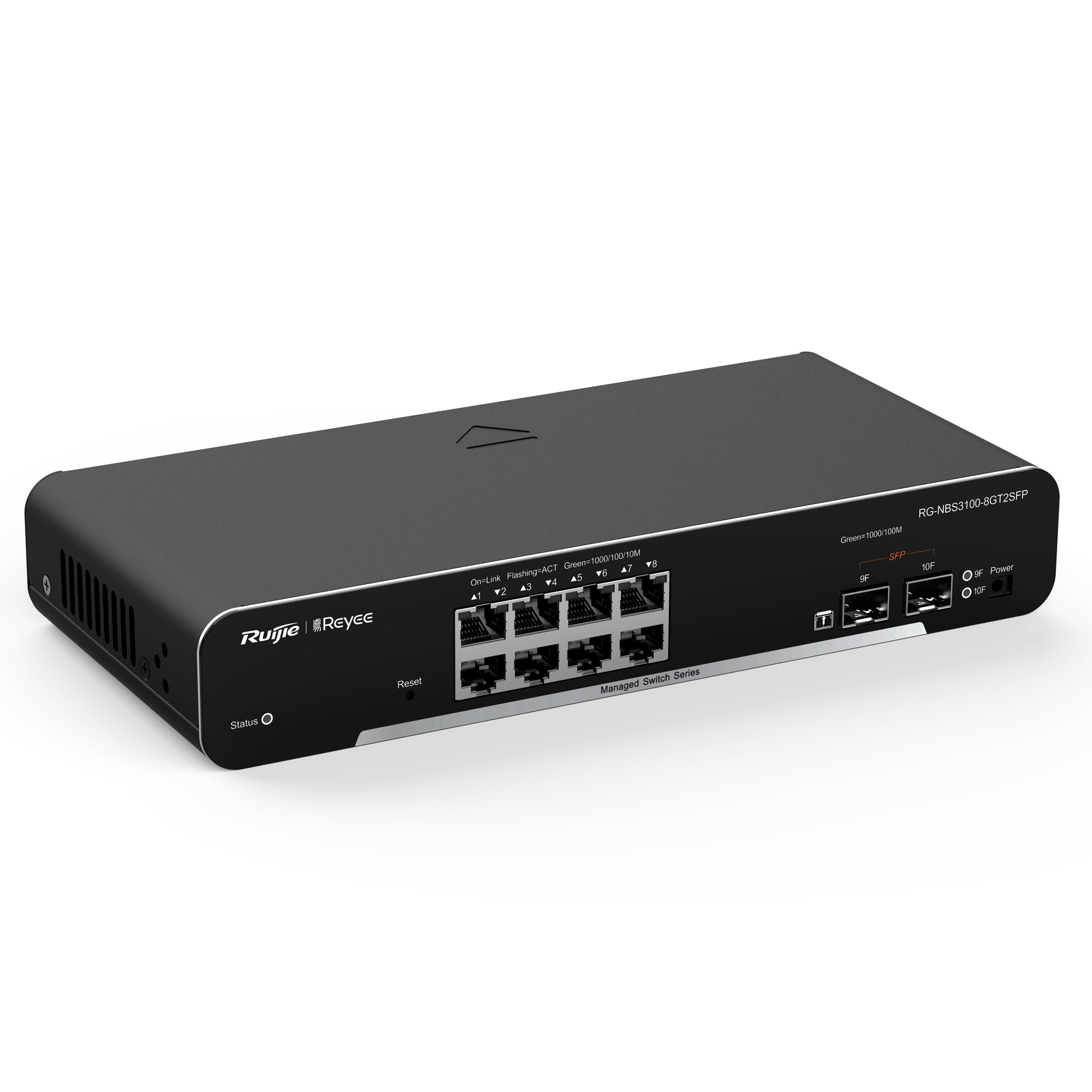 Ruijie Networks RG-NBS3100-8GT2SFP – Managed Switch – 8×GbE, 2×SFP, L2