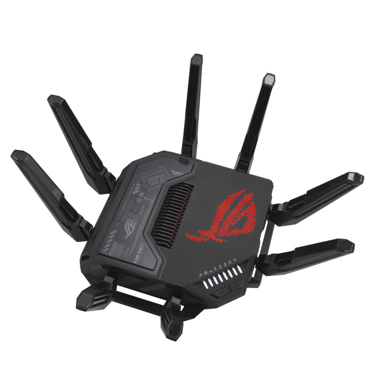 ASUS GT-BE98 – Wi-Fi 7 Router, Quadband (2,4/5/5/6 GHz), 11,5 Gbit/s, 10GbE, USB 3.0, Schwarz