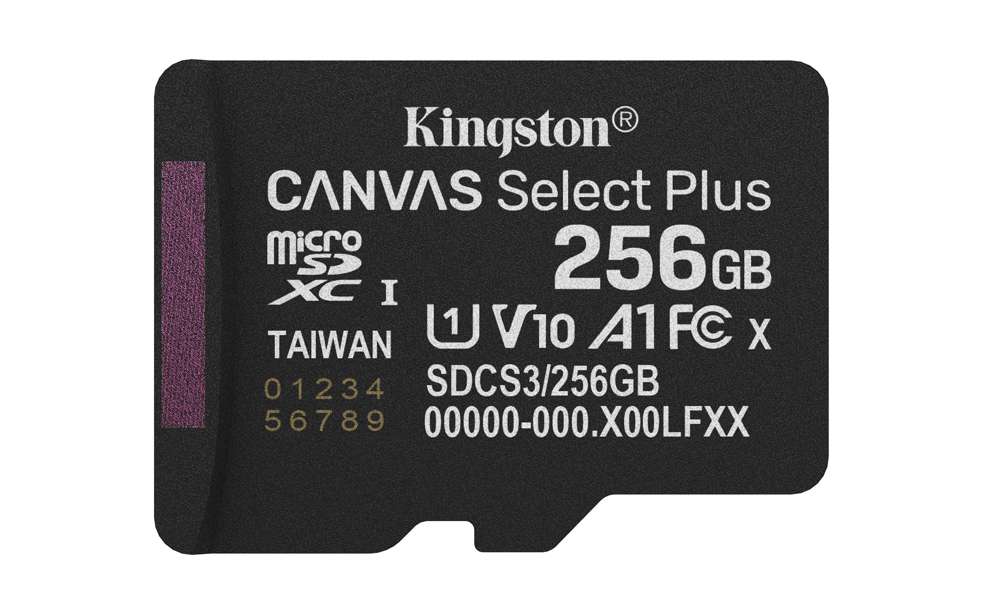 Kingston Technology Kingston Canvas Select microSDXC 256 GB – UHS-I, Klasse 10, U1, V30, A1, 150 MB/s Lesen, ohne Adapter