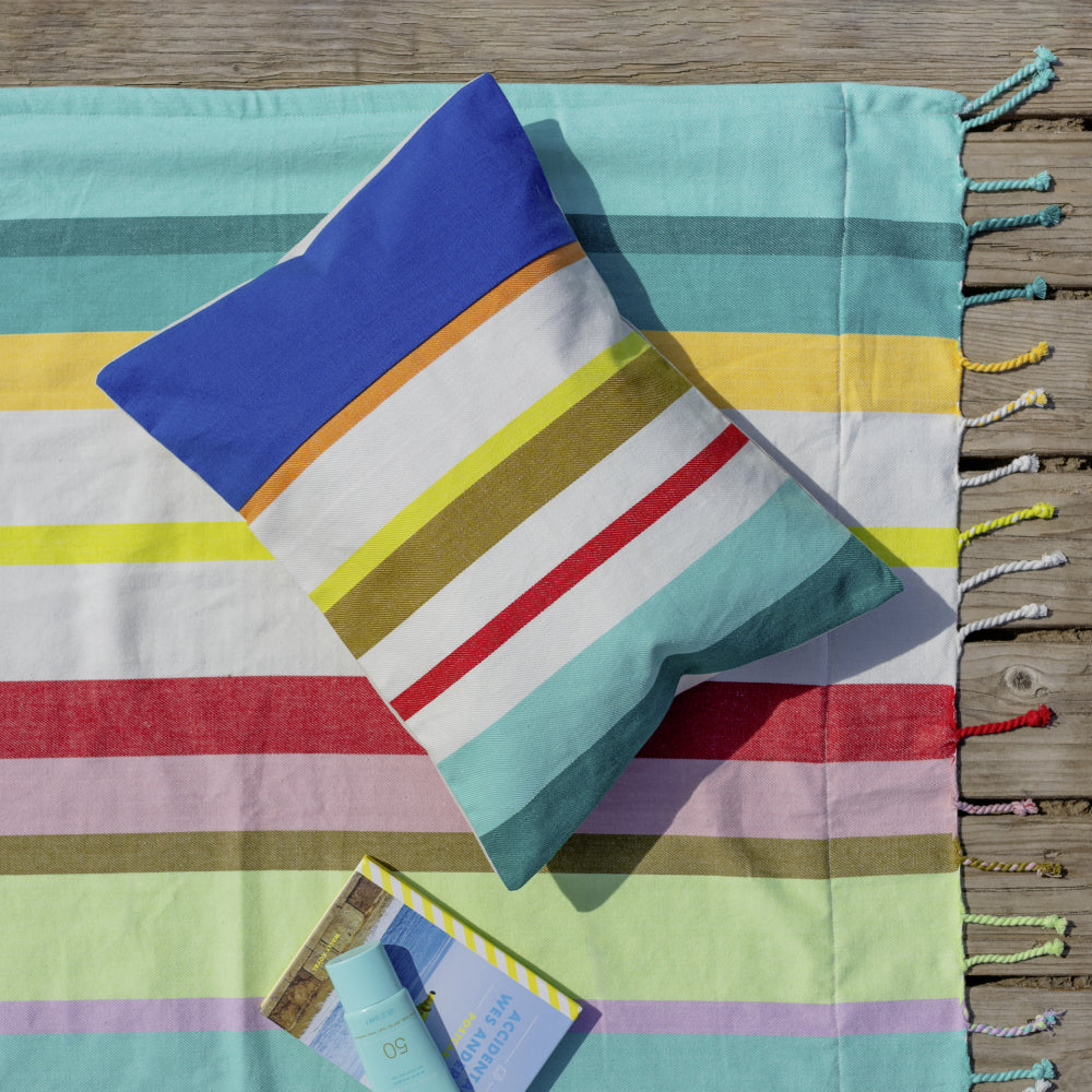 REMEMBER Strandtuch Tahiti – 90 × 170 cm, Mehrfarbig, 100% Baumwolle