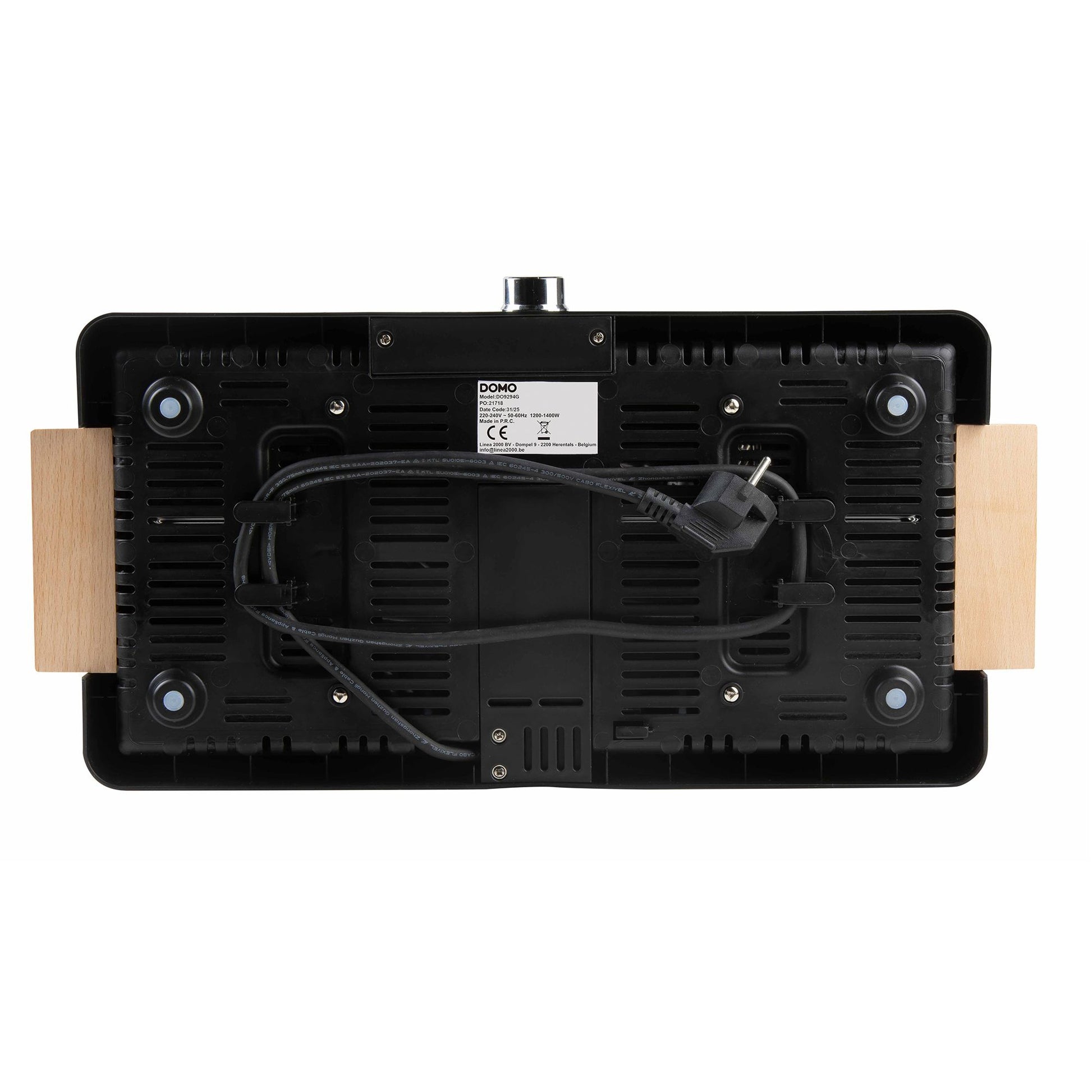 Domo Raclette DO9294G – 8 Personen, Keramik-Grillplatte, 1400 W – schwarz