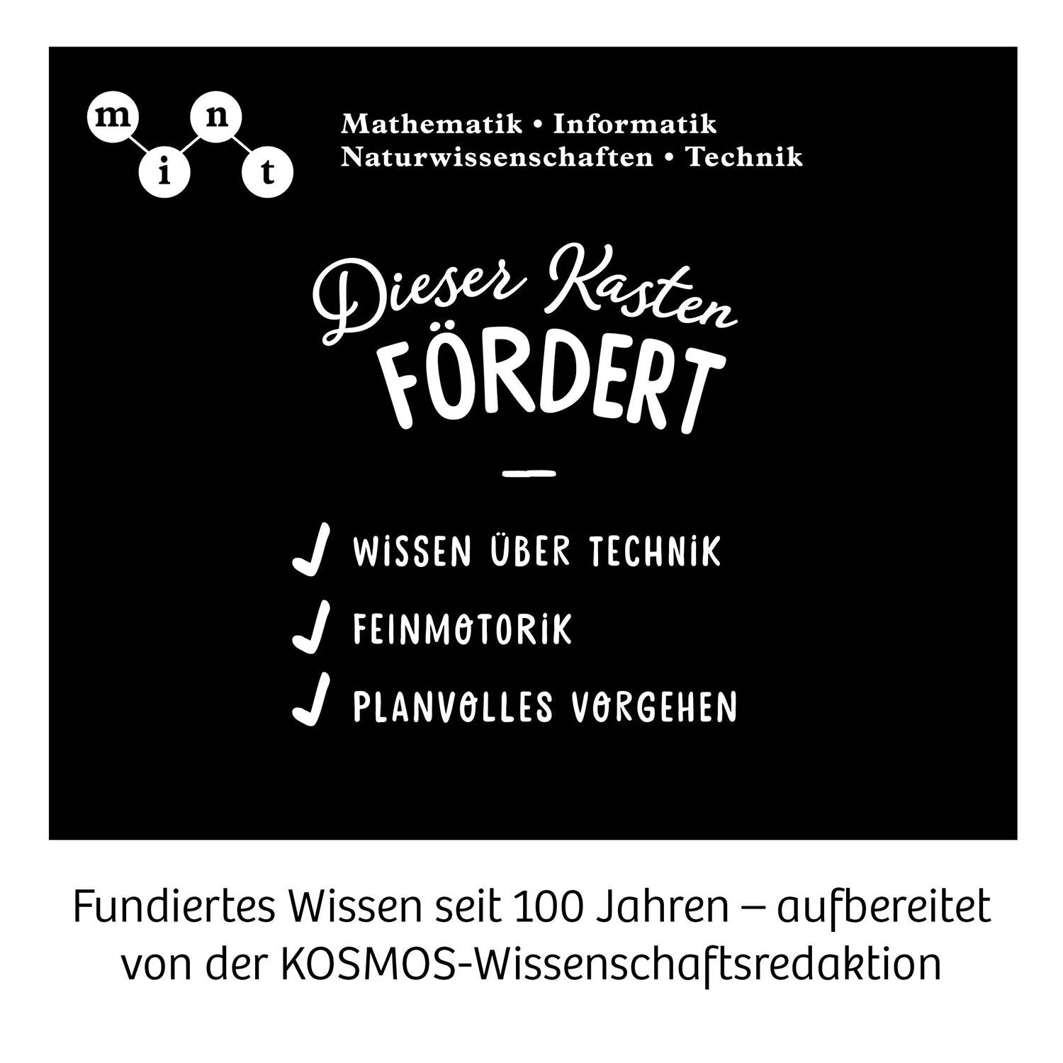 Kosmos Experimentier-Bausatz – Cyborg Water-Blaster, Hydraulik-Bausatz, ab 8 Jahren