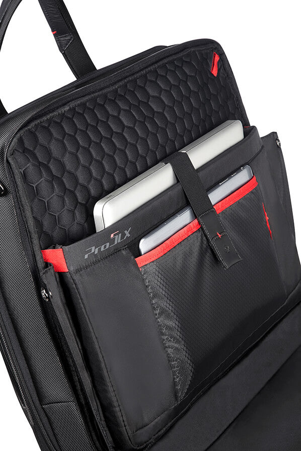Samsonite Pro-DLX 5 Notebook-Trolley – 34,5 l, RFID-Fach, Aufsteckfunktion, Nylon, Schwarz